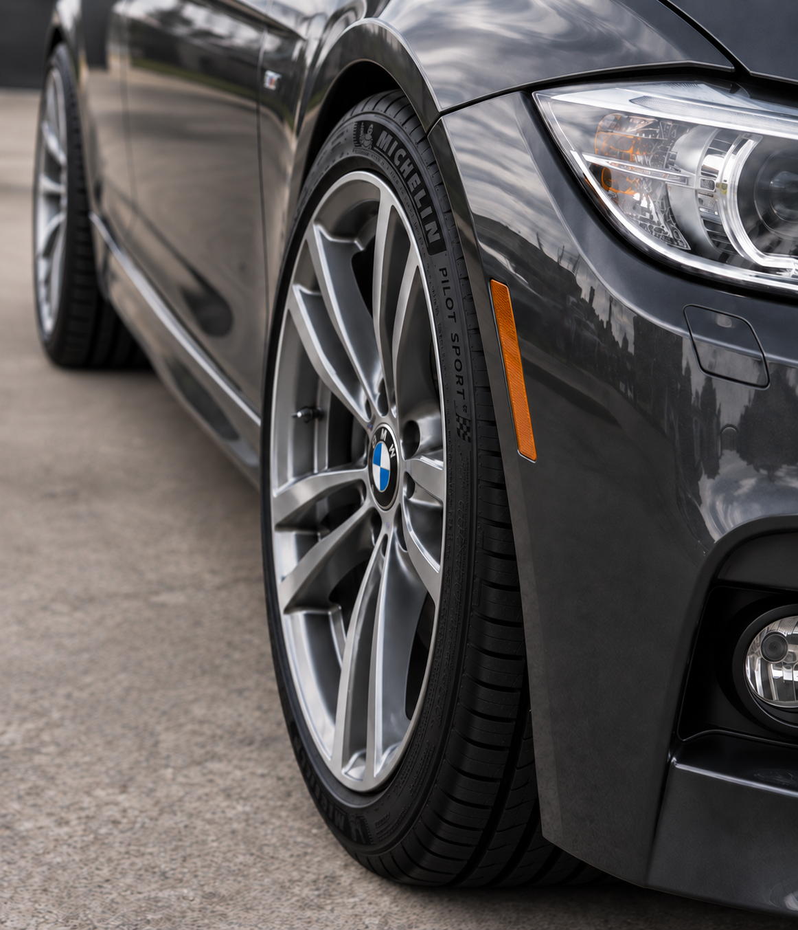 BMW with flush fitment